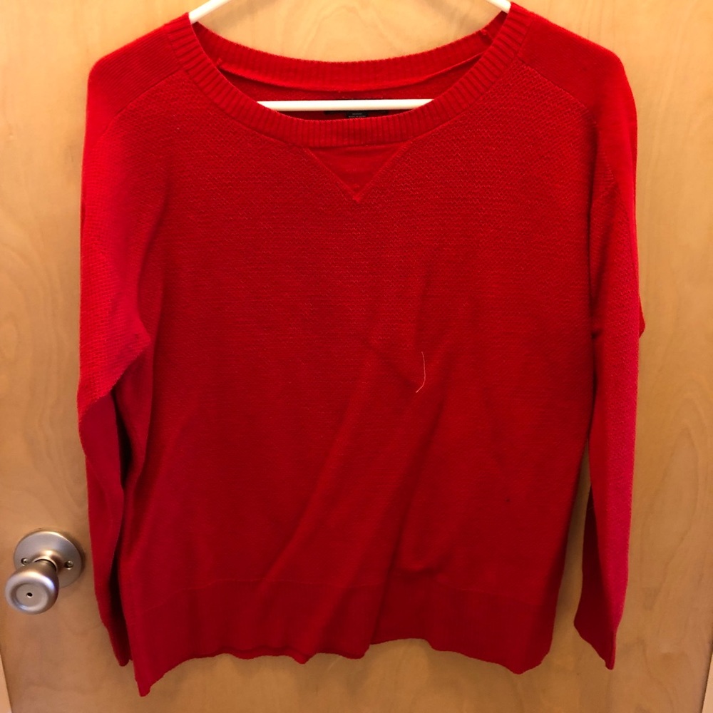American eagle red Sweater